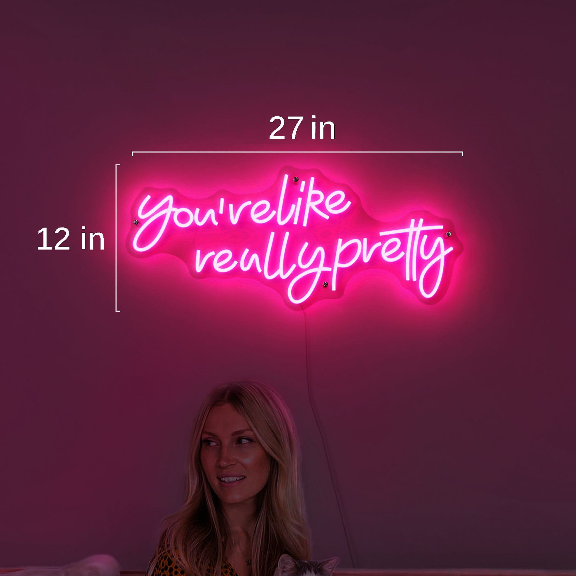 “You're Like Really Pretty” Large Sign