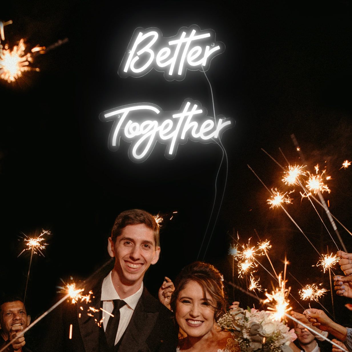 “Better Together” Large LED Neon Sign