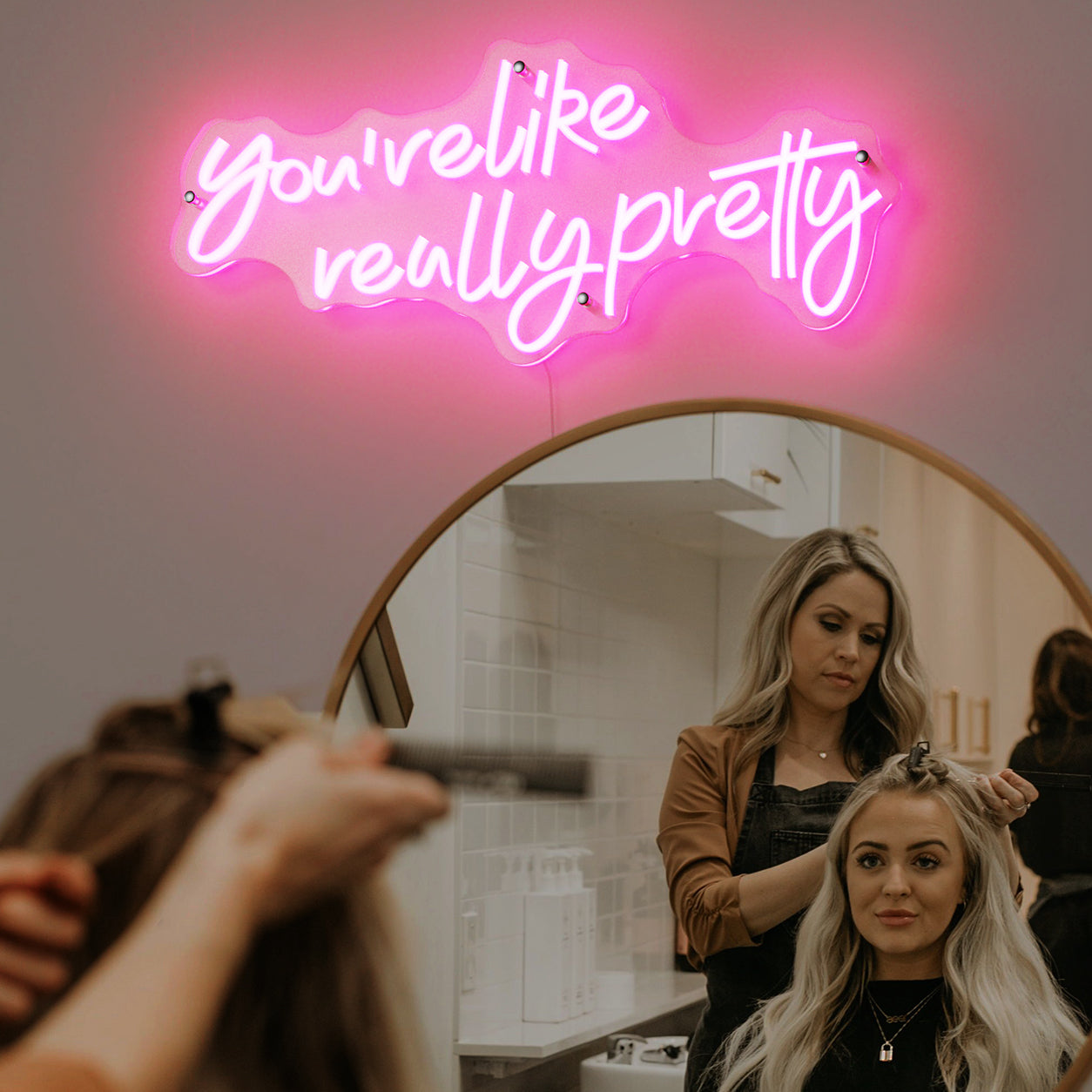 “You're Like Really Pretty” Large  LED Neon Sign